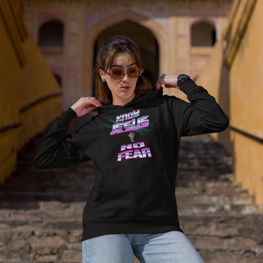 Buy 'Know Jesus No Fear' Unisex Hoodie | Express Your Faith in Style