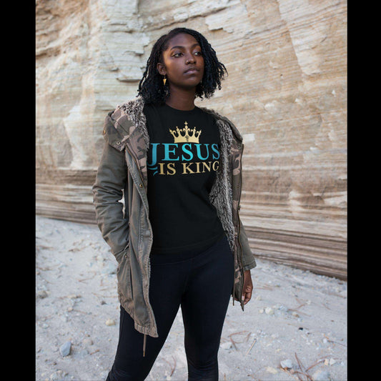 Buy 'Jesus King' Women's Short Sleeve T-Shirt for Empowered Style | Eden Legacy